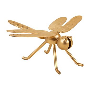 Home Essentials Gold-Tone Dragonfly Table Decor