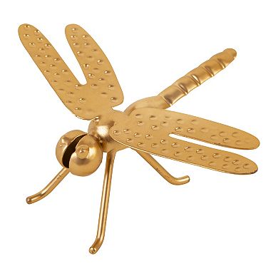 Home Essentials Gold-Tone Dragonfly Table Decor