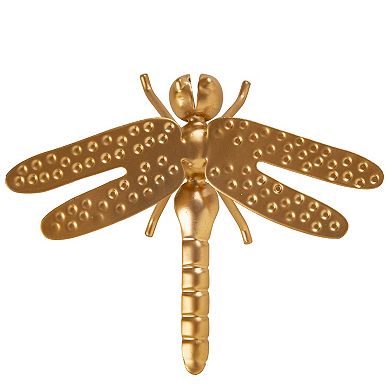 Home Essentials Gold-Tone Dragonfly Table Decor