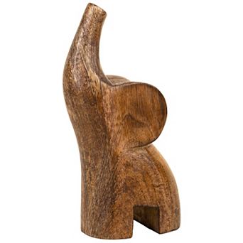 Home Essentials Wood Elephant Table Decor
