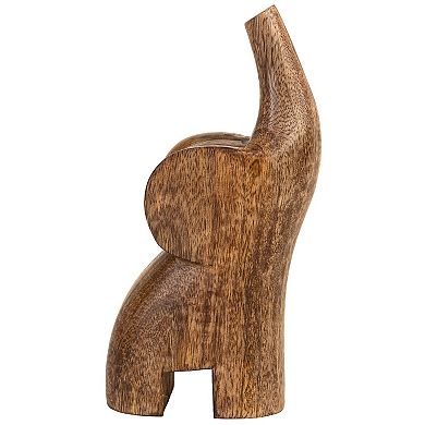 Home Essentials Wood Elephant Table Decor