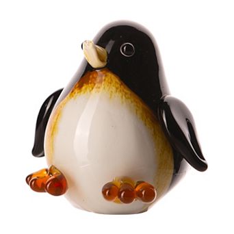 Home Essentials Glass Penguin Table Decor