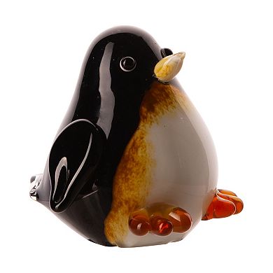 Home Essentials Glass Penguin Table Decor