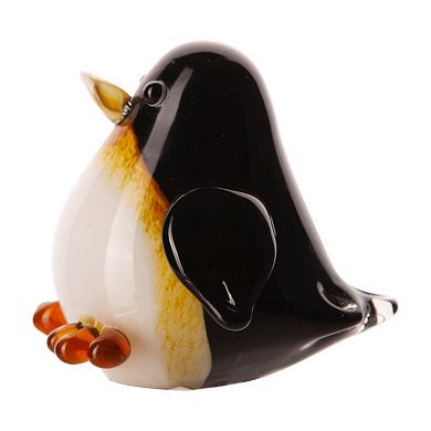 Home Essentials Glass Penguin Table Decor