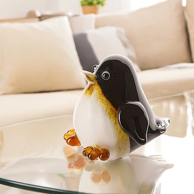 Home Essentials Glass Penguin Table Decor