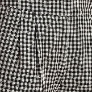 Women's Kittenish Cropped Pleated Pants