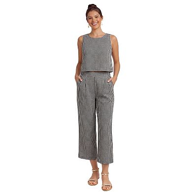 Women's Kittenish Cropped Pleated Pants