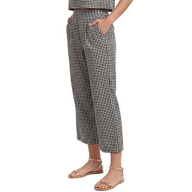 Women's Kittenish Cropped Pleated Pants