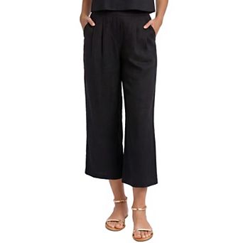 Women's Kittenish Cropped Pleated Pants