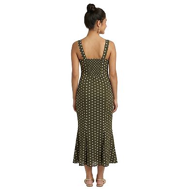 Women's Kittenish Sweetheart Polka Dot Dress