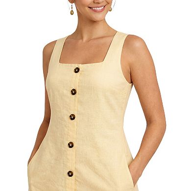 Women's Kittenish Square Neck Mini Dress