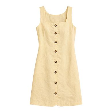 Women's Kittenish Square Neck Mini Dress