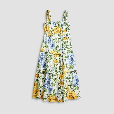 Petite LC Lauren Conrad Ric Rac Shirred Maxi Dress