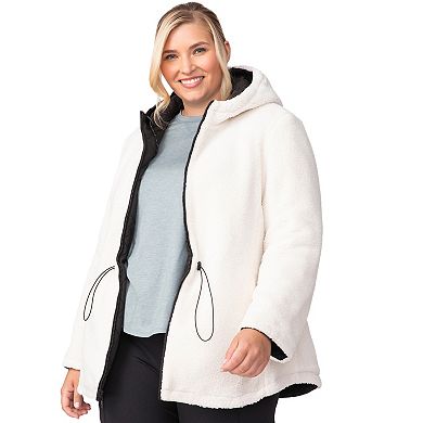 Free Country Women's Plus Size Switch It Up Cloud Lite Reversible Jacket