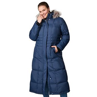 Free Country Women's Plus Size Full Length Splendor Down Jacket