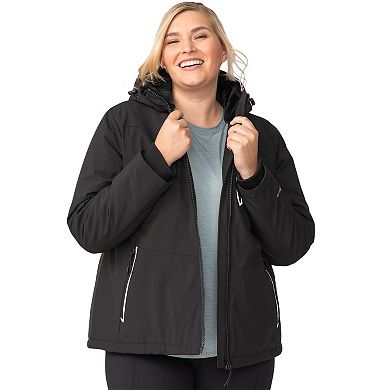 Free Country Women's Plus Size FreeCycle® Thermo Super Softshell® II Jacket