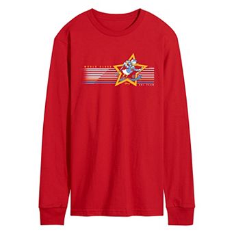 Men's Disney's Donald Duck World Class Ski Team Long Sleeve Graphic Tee