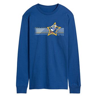 Men's Disney's Donald Duck World Class Ski Team Long Sleeve Graphic Tee