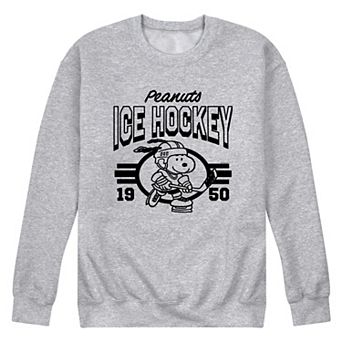 Men's Peanuts Ice Hockey Collegiate Fleece Sweatshirt