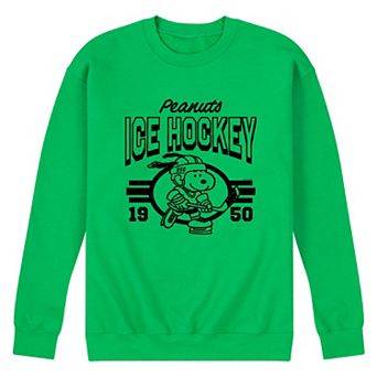 Men's Peanuts Ice Hockey Collegiate Fleece Sweatshirt