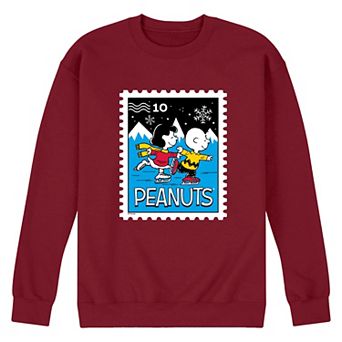 Men's Peanuts Lucy & Charlie Ice Skating Fleece Sweatshirt