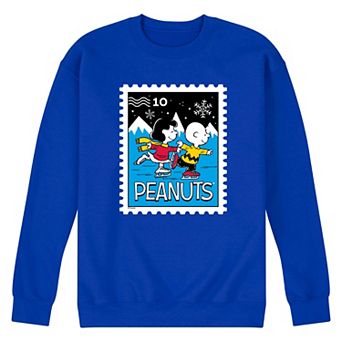 Men's Peanuts Lucy & Charlie Ice Skating Fleece Sweatshirt