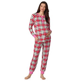 Maternity Cuddl Duds® Long Sleeve Henley Pajama Top & Pajama Joggers Set