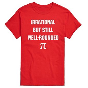 Men's Irrational But Still Well-Rounded Pi Graphic Tee