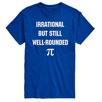 Men's Irrational But Still Well-Rounded Pi Graphic Tee