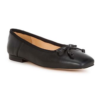 Rag & Co Lutten Women's Bow Accented Square-Toe Ballerina Flats