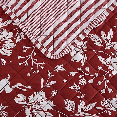 Martha Stewart Dancing Deer Quilt Set