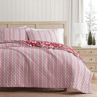 Martha Stewart Dancing Deer Quilt Set