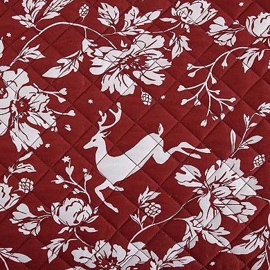 Martha Stewart Dancing Deer Quilt Set