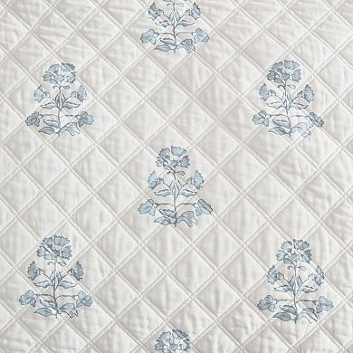 Martha Stewart Layered Branches Quilt Set