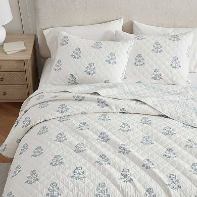 Martha Stewart Layered Branches Quilt Set
