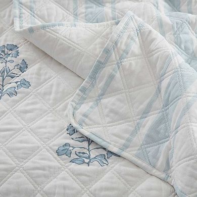 Martha Stewart Layered Branches Quilt Set