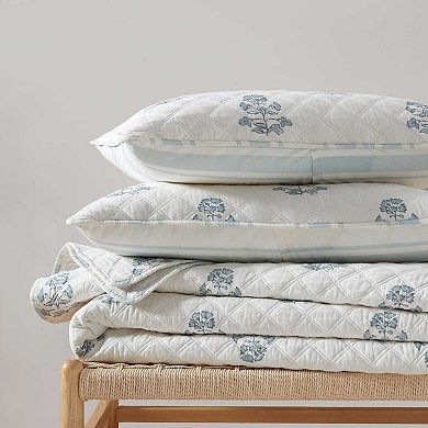 Martha Stewart Layered Branches Quilt Set