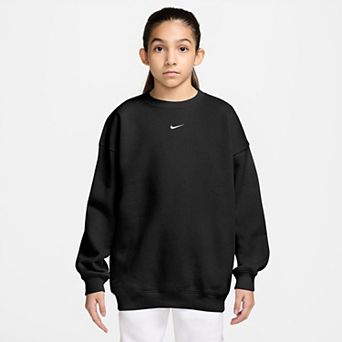 Girls 7-16 Nike Sportswear Studio Oversized Fleece Crewneck Sweatshirt
