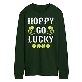 Men's Hoppy Go Lucky Long Sleeve Graphic Tee