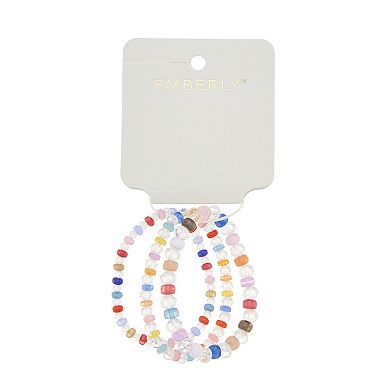 Emberly 3-Piece Beaded Bracelet Set
