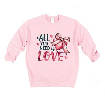 All You Need Is Love Coquette Sweatshirt