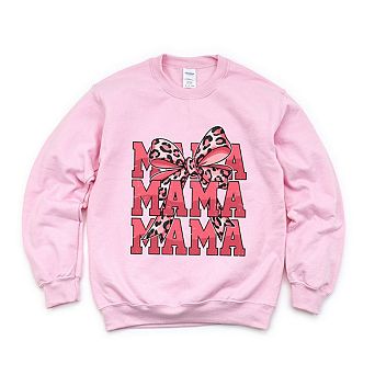 Coquette Mama Leopard Sweatshirt