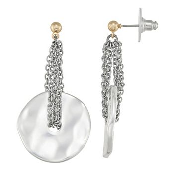 Nine West Chain Drop Earrings