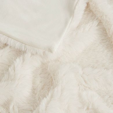 Juicy Couture Eyelash Faux Fur Throw Blanket