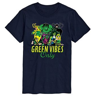 Men's Marvel Green Vibes Only Graphic Tee