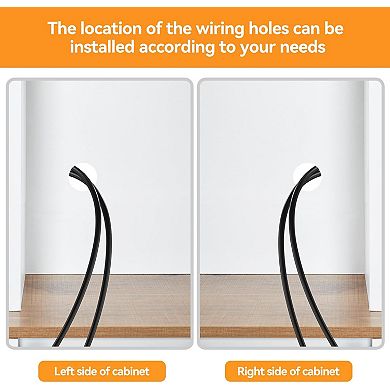 Farmhouse Coffee Bar with Sliding Barn Doors, 6-Bottle Wine Rack & Stemware Holder