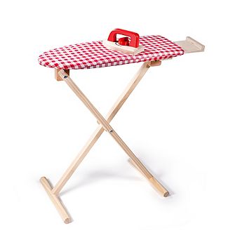 Wooden Iron and Ironing Board