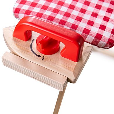 Wooden Iron and Ironing Board
