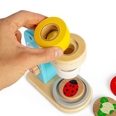 Wooden Toy Microscope