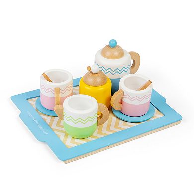 Wooden Tea Tray Set